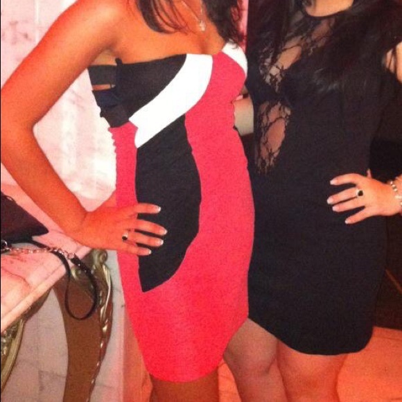 Colorblock Strapless dress - Picture 3 of 7